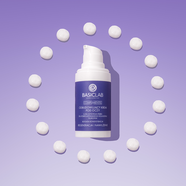 Aufbauende Augencreme mit reichhaltiger Textur – 0,3% reines PDRN, 2% hydrolysiertes Kollagen, Glykoin