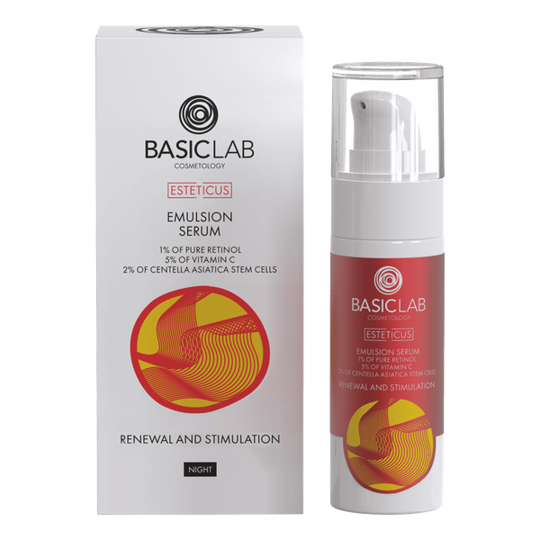 1% Reines Retinol Emulsionsserum mit 5% Vitamin C & 2% CICA-Stammzellen